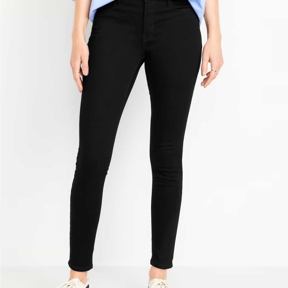 Black skinny high waist jeans